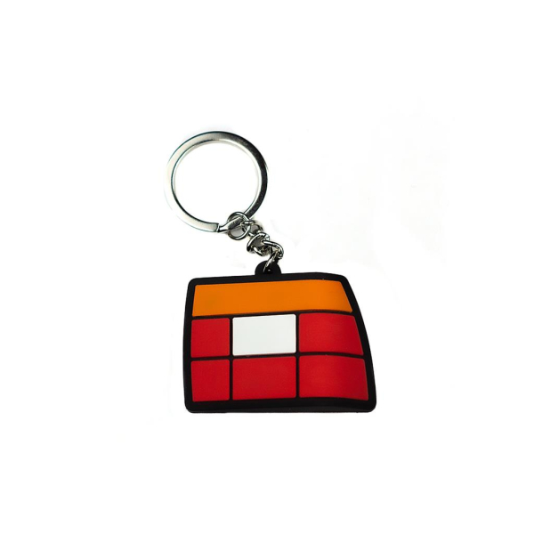 Nifty. SNPBCKS® - Jetta Mk2 Taillight Keychain | Red/Orange