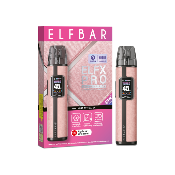 Elfbar - Elfx Pro E-Zigaretten Set pink