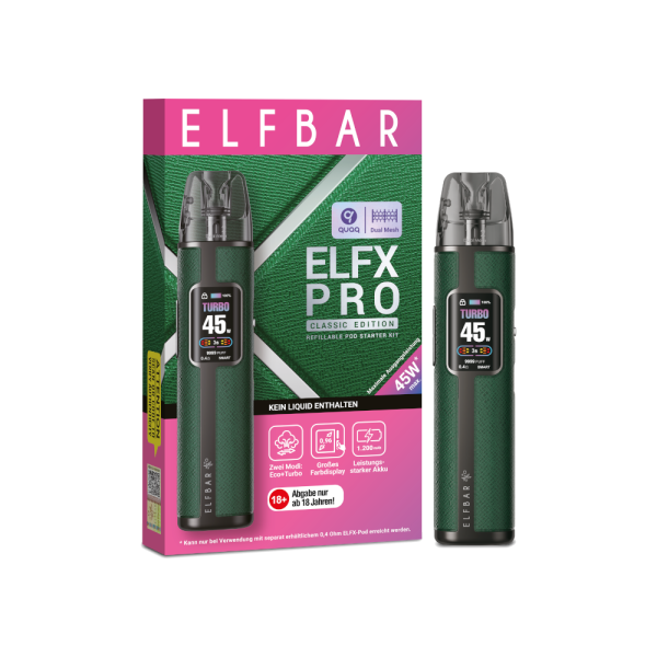 Elfbar - Elfx Pro E-Zigaretten Set grün