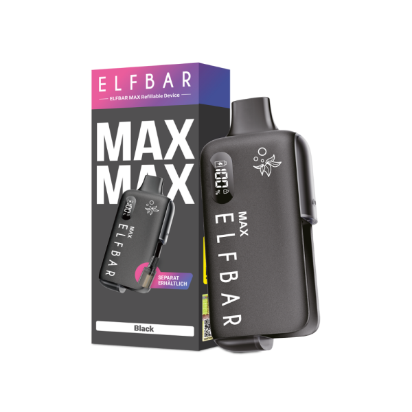 Elfbar - Max E-Zigaretten Set schwarz